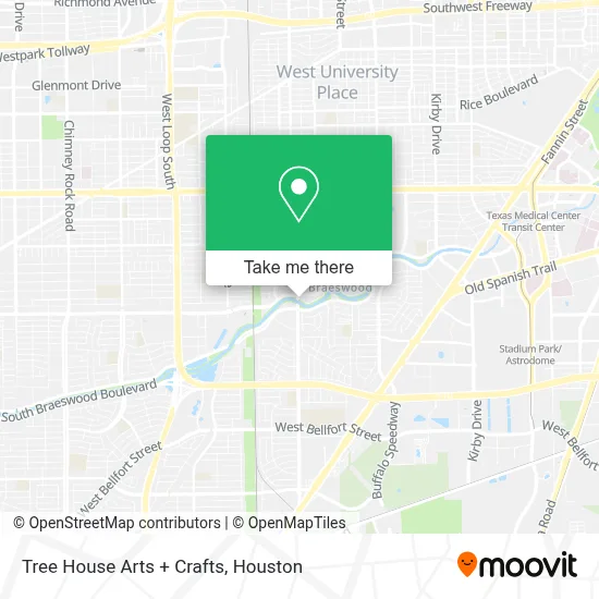 Tree House Arts + Crafts map