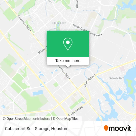Cubesmart Self Storage map