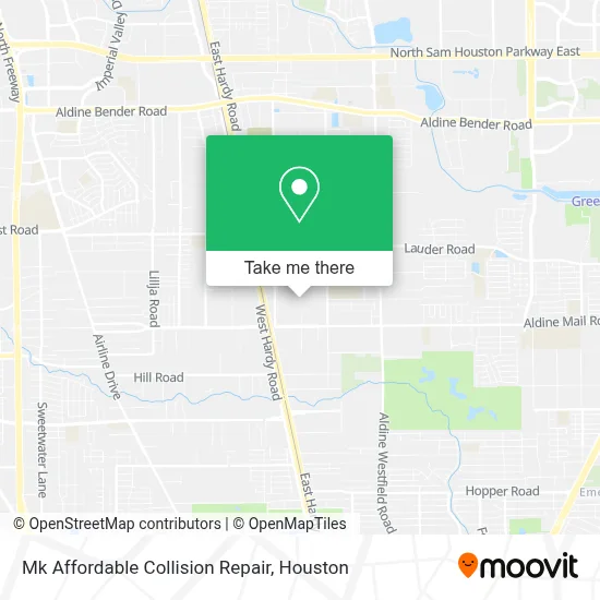 Mk Affordable Collision Repair map