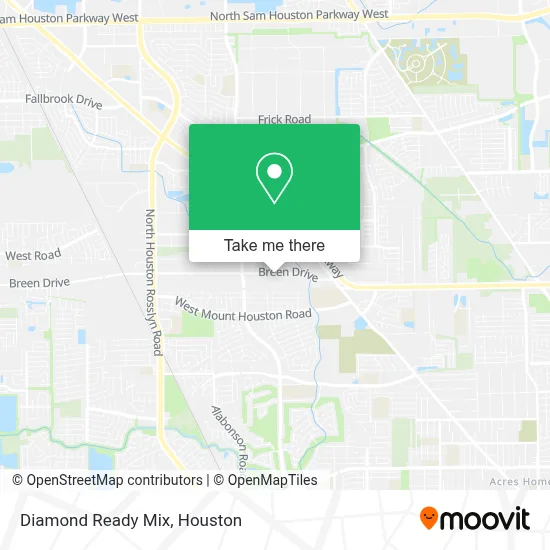 Diamond Ready Mix map