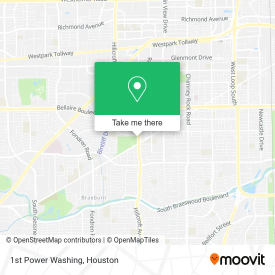 1st Power Washing map
