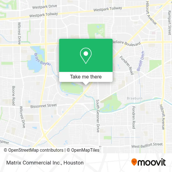 Matrix Commercial Inc. map