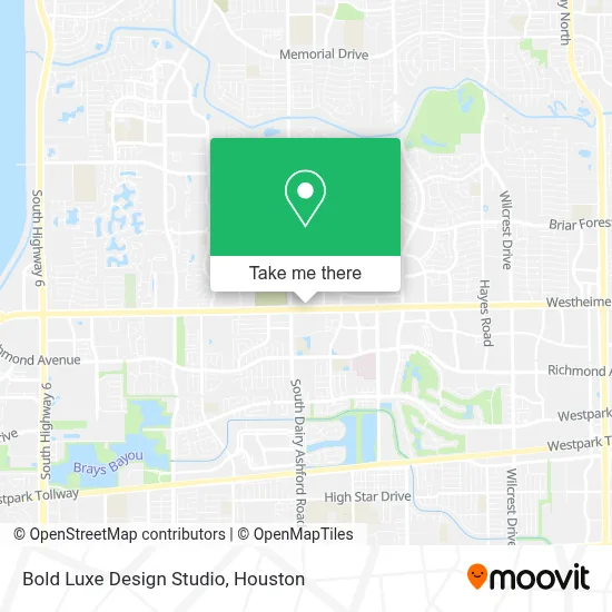 Bold Luxe Design Studio map