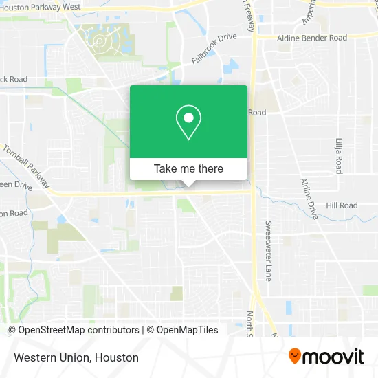 Western Union map