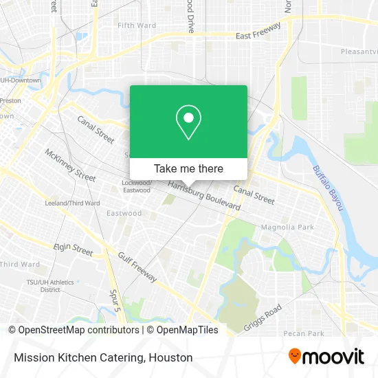 Mission Kitchen Catering map