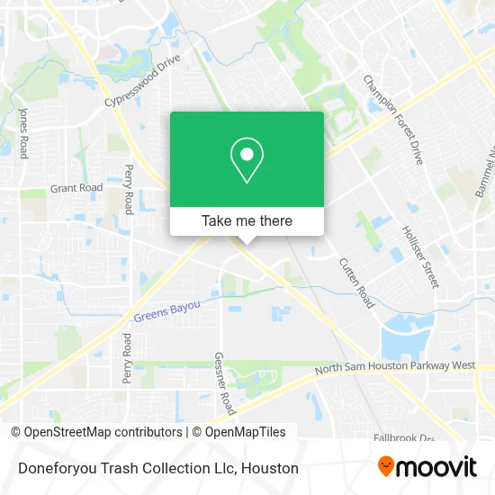 Doneforyou Trash Collection Llc map