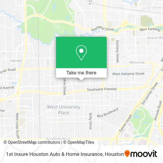 1st Insure Houston Auto & Home Insurance map