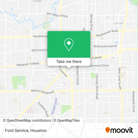 Ford Service map