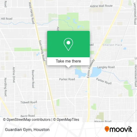 Guardian Gym map