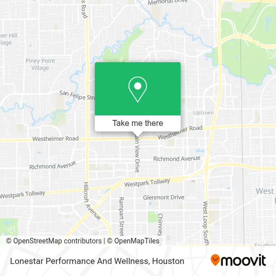 Lonestar Performance And Wellness map