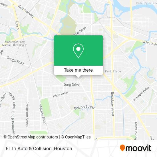 El Tri Auto & Collision map
