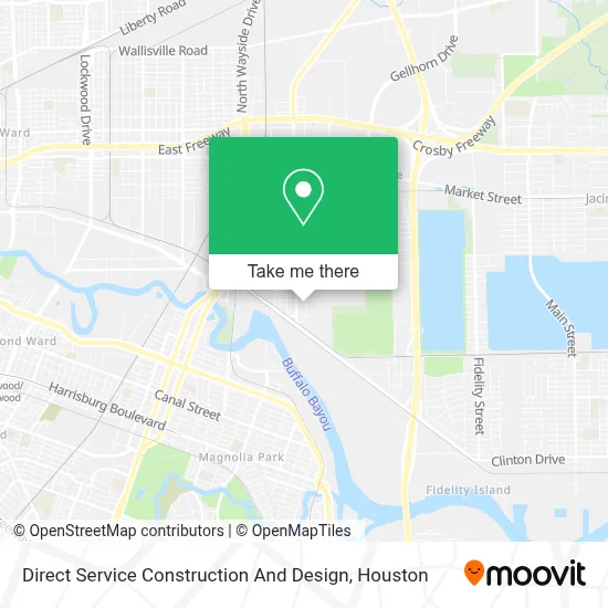 Direct Service Construction And Design map
