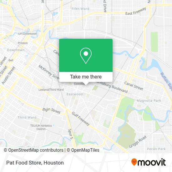 Pat Food Store map