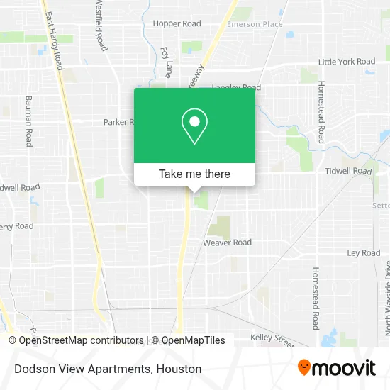 Dodson View Apartments map