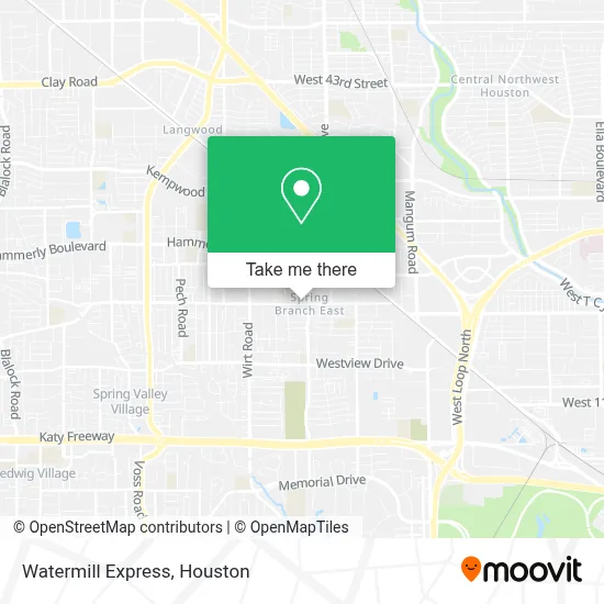 Watermill Express map