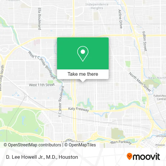 D. Lee Howell Jr., M.D. map