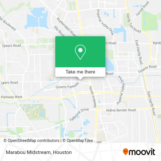 Marabou Midstream map