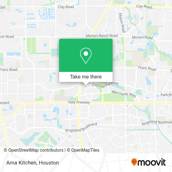 Ama Kitchen map