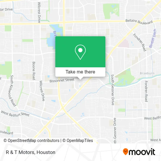 R & T Motors map