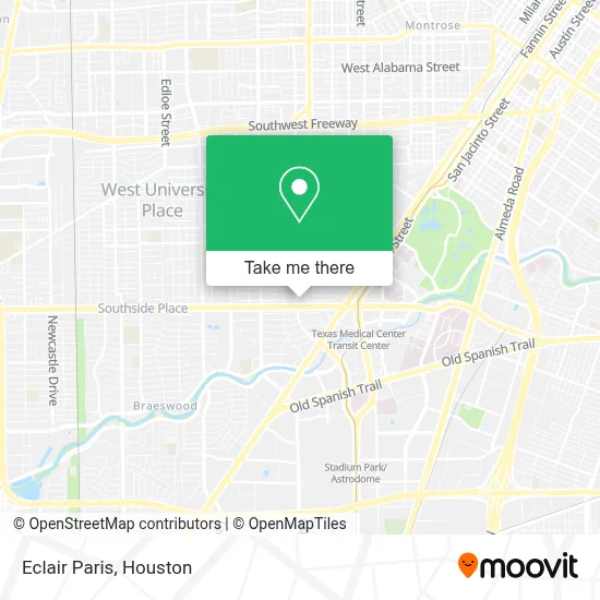 Eclair Paris map