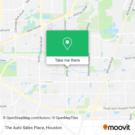 The Auto Sales Place map