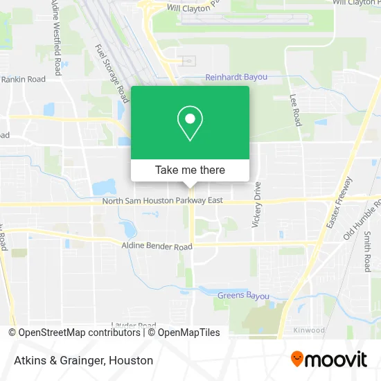 Atkins & Grainger map