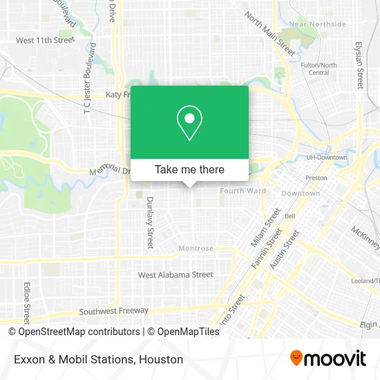 Exxon & Mobil Stations map