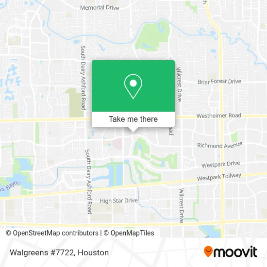 Walgreens #7722 map