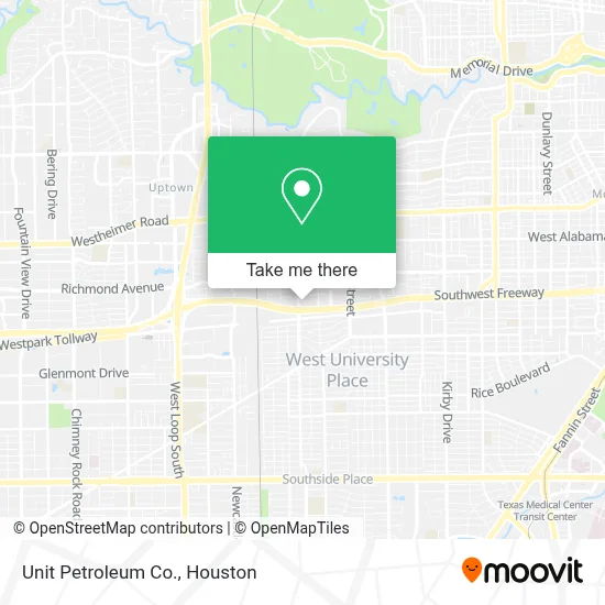 Unit Petroleum Co. map