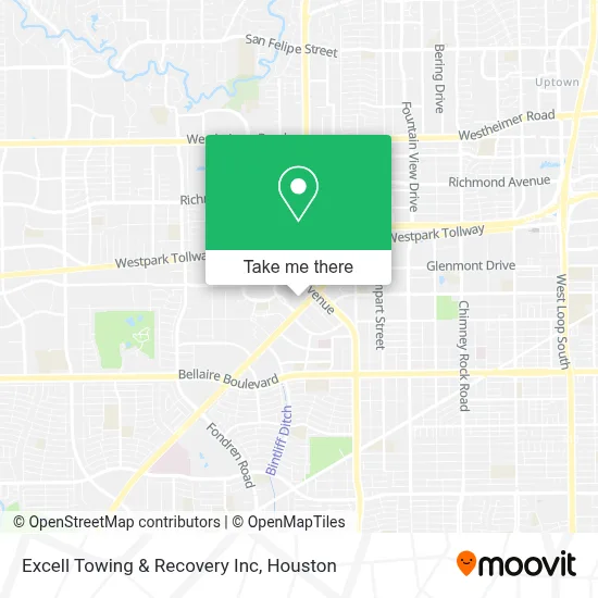 Excell Towing & Recovery Inc map