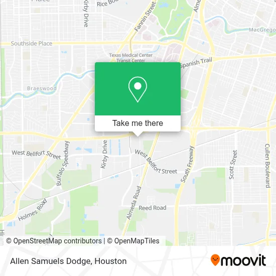 Allen Samuels Dodge map