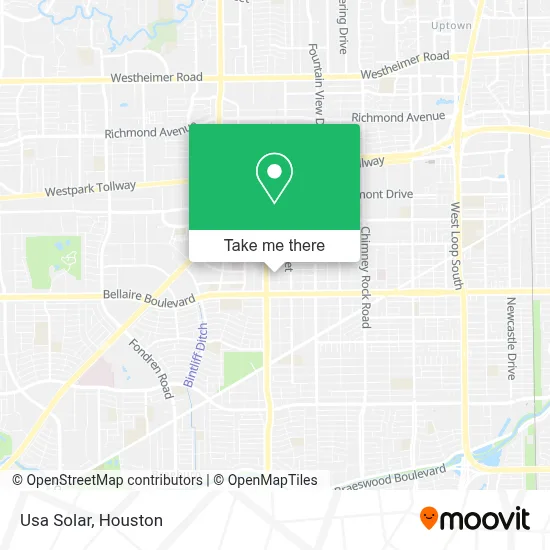 Usa Solar map
