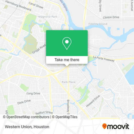 Western Union map