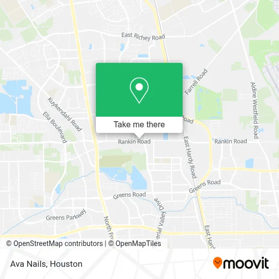 Ava Nails map