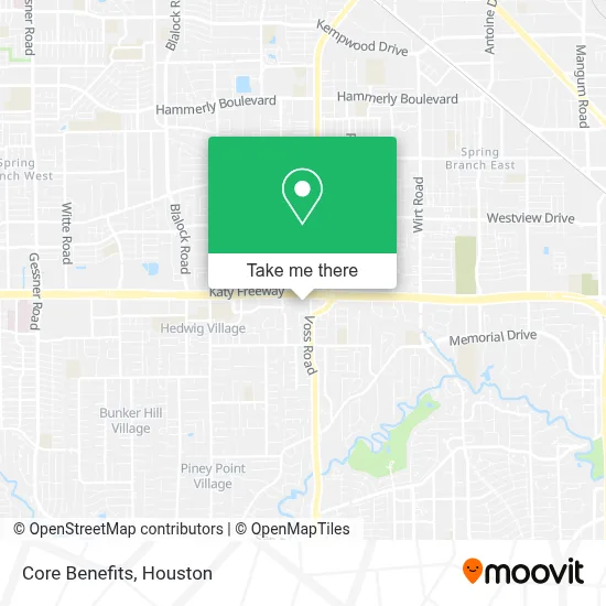 Core Benefits map