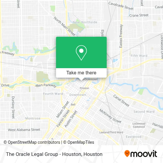 The Oracle Legal Group - Houston map