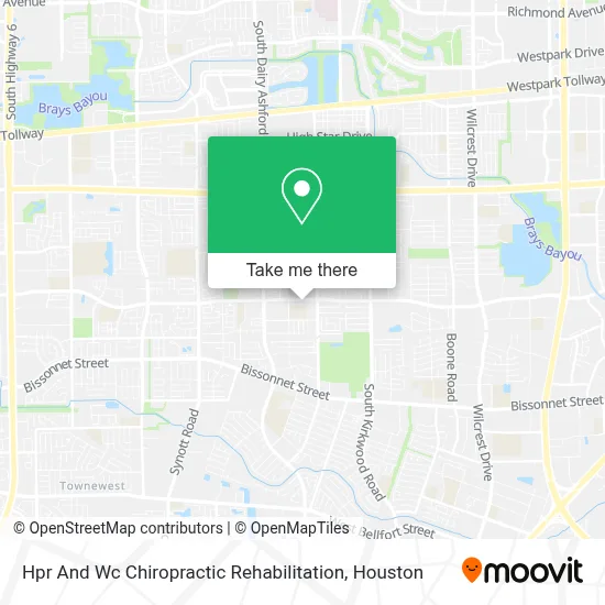 Hpr And Wc Chiropractic Rehabilitation map