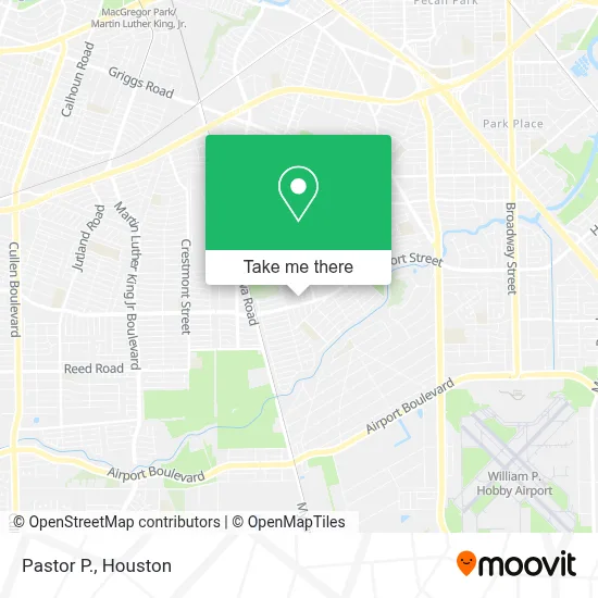 Pastor P. map