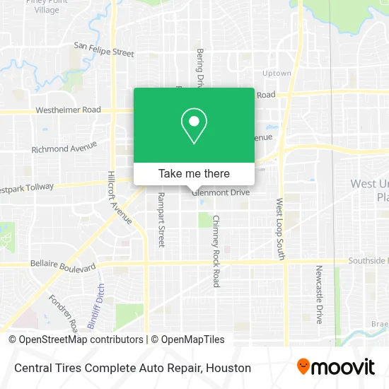 Central Tires Complete Auto Repair map
