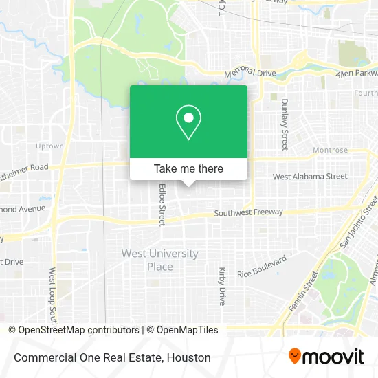 Commercial One Real Estate map