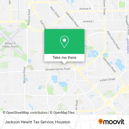 Jackson Hewitt Tax Service map