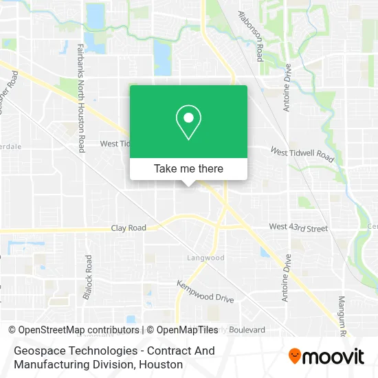 Geospace Technologies - Contract And Manufacturing Division map