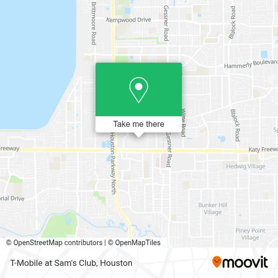 T-Mobile at Sam's Club map