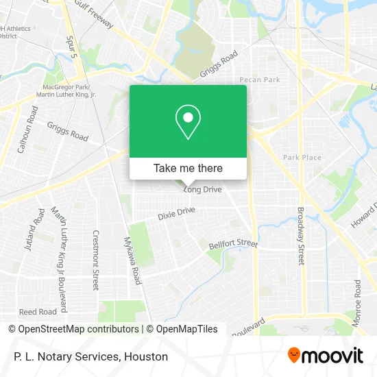 P. L. Notary Services map