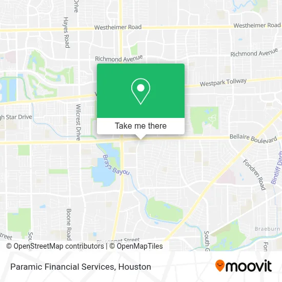 Paramic Financial Services map