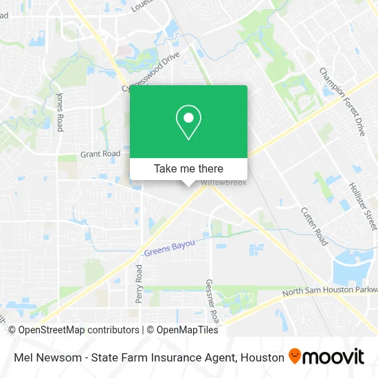 Mel Newsom - State Farm Insurance Agent map