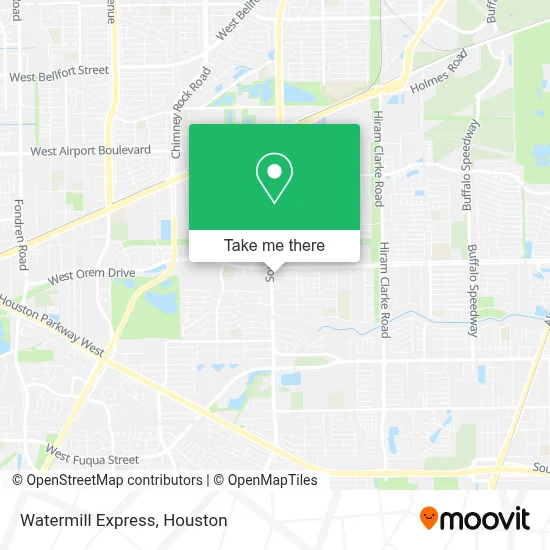 Watermill Express map