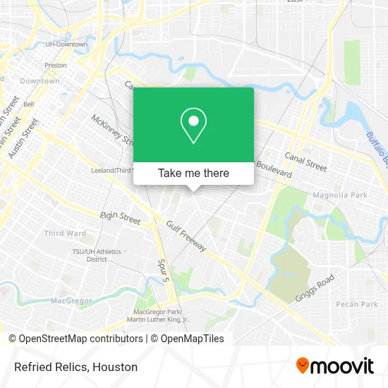 Refried Relics map