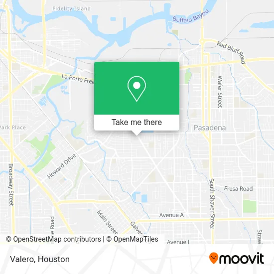 Valero map