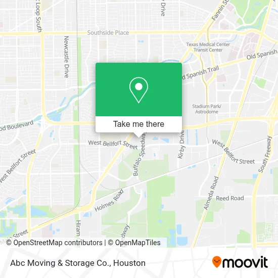 Abc Moving & Storage Co. map